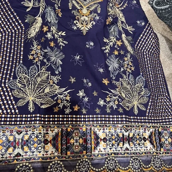 New3 piece laxuary winter salwar kameez xl baroque - Picture 2 of 10